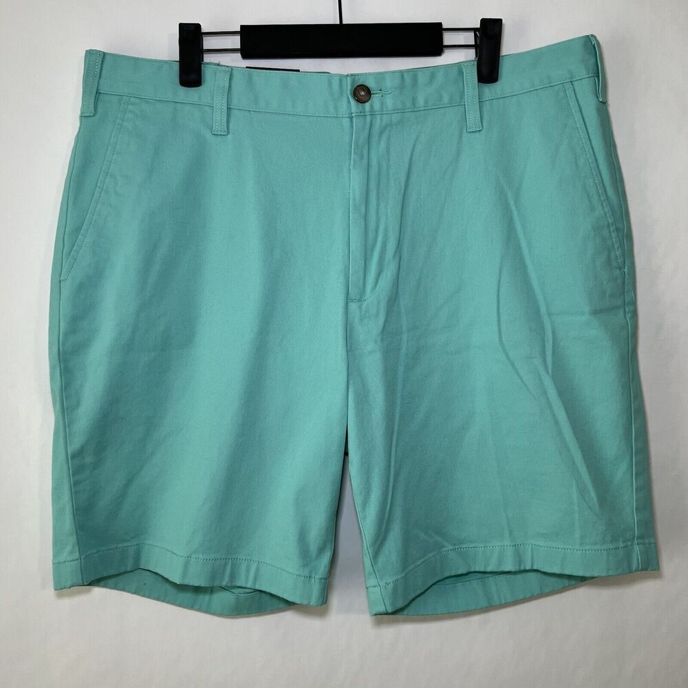 Nautica Men's Flat Front Shorts in Aqua NWOT
